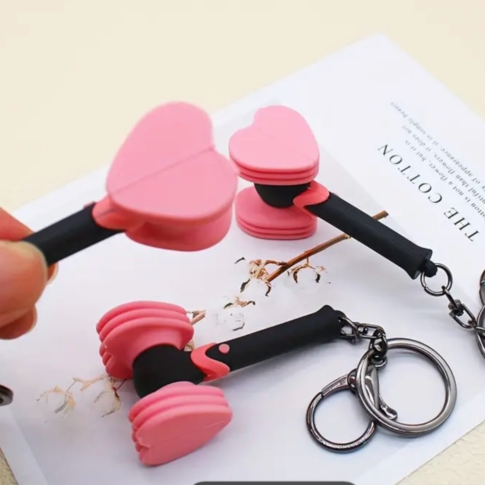 Blackpink inspired lightstick keychain